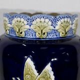 Earthenware vase, faience factory of fives lille - early twentieth century