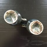 Paire de tasses bleu nuit