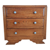 Oak chest of drawers from the 1950s