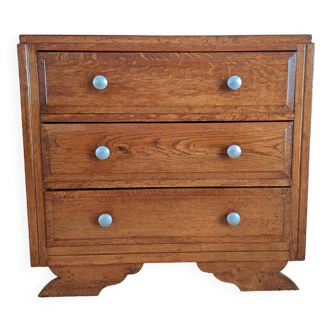 Oak chest of drawers year 1950