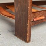 Table basse brutaliste, design hollandais, années 1970