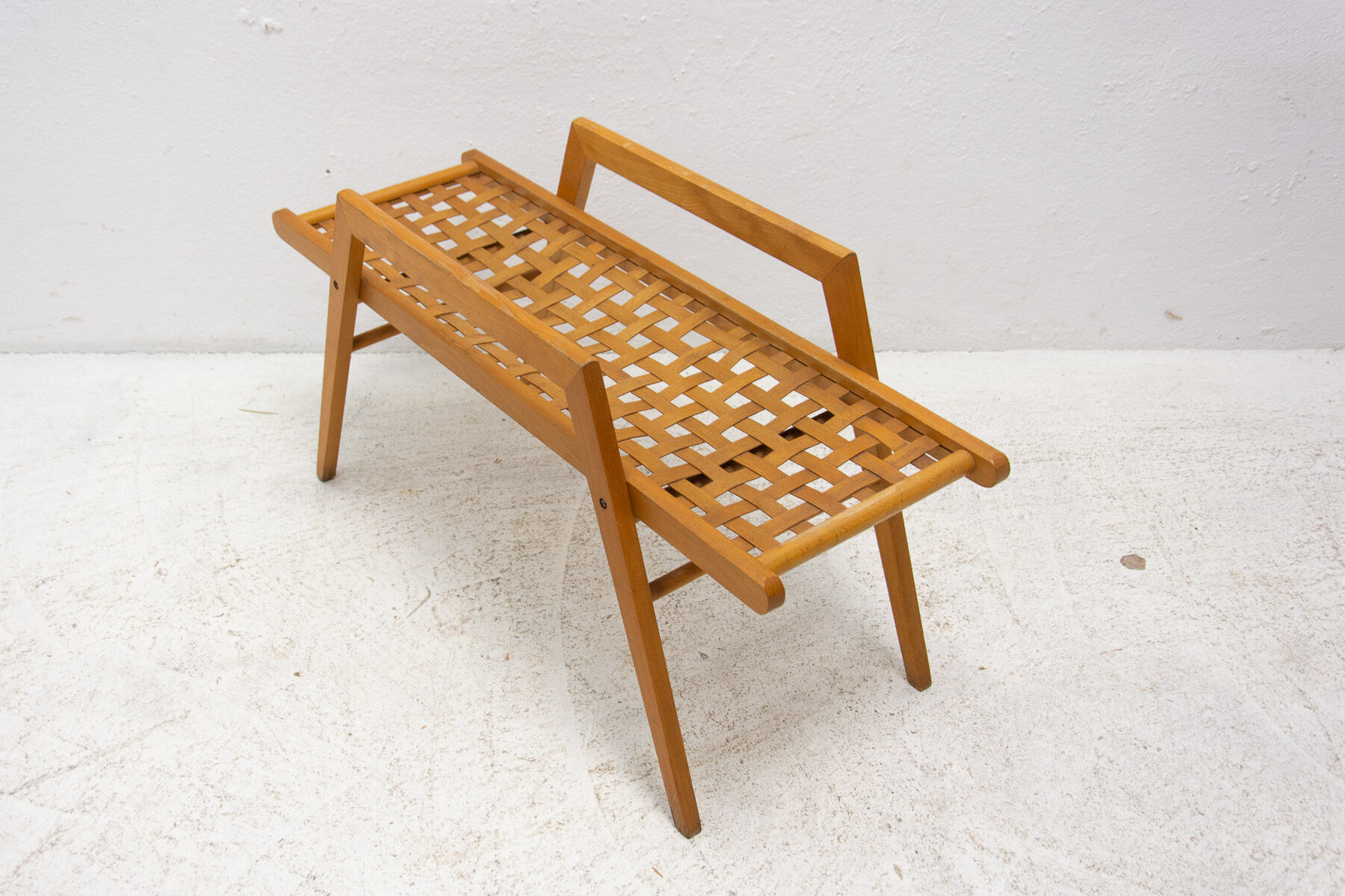 Mid century plant stand or side table, Czechoslovakia