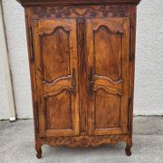Wardrobe 2 doors louis xv walnut of the xix th siecle