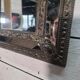 Miroir en laiton à parcloses du XIXe