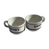2 tasses à chocolat