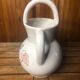 Old pitcher poet laval vintage painted art ceramic #a424