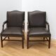 Pair of Empire style armchairs