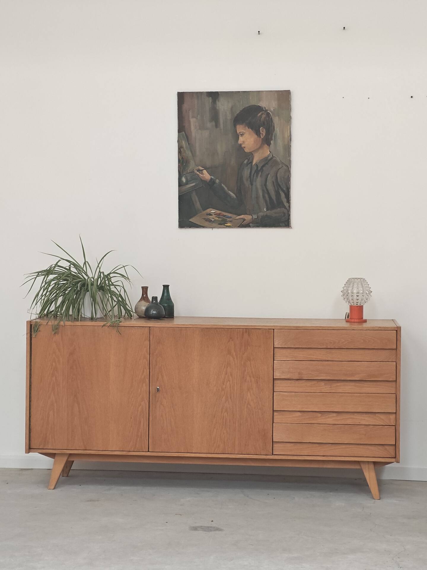 Enfilade U460 light wood by Jiri Jiroutek for Interier Praha 1960