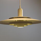 White Danish concentric ceiling light