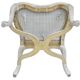 Suite de 6 chaises cannées de style Régence