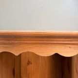 Small vintage bookcase in solid pine