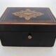 Jewelry box in blackened wood marquetry brass napoleon iii