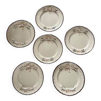 5 Niderviller flat plates