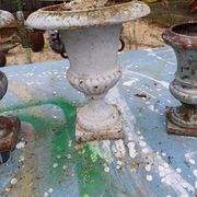 Lot of 6 Medici Cast Iron Vases from Charleville - Mézières 1900