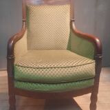 Empire bergère in mahogany veneer