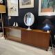 Large tulip foot mirror 1970