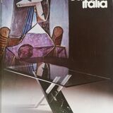 Italian Carrara marble dining table 1970s