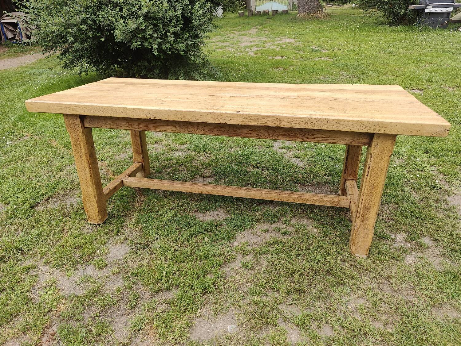 Oak farmhouse table