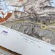 Le Saint-Gothard, Suisse, carte originale imprimée en 1878