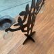 Brutalist Mid-Century Tree of Life Candle Holder by Bertil Vallien for Kosta Boda