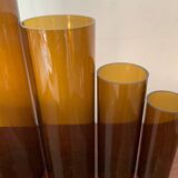 Series of 4 Jacques Bedat nesting vases from the 70s