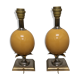 Pair of lamps feet "ostrich egg"