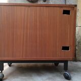Bar / TV cabinet on wheels