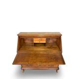 Antique Italian secrétaire in solid walnut, 1920s/1930s.