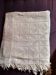 White cotton bed cover, Old crochet bed throw, white cotton bed cover