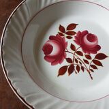 Set of 2 round dishes Hamage and Moulin des loups North
