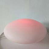 White opaline pebble lamp dlg Joseph André Motte