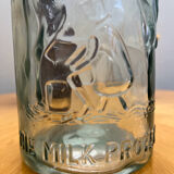 Bouteille de lait en verre vintage