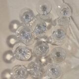 Set of 12 digestive glasses