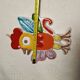 Wall plaque rooster ceramic signed DeSimone Italy – vintage Sicily