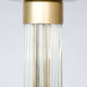 Floor lamp in glass & metal 1940s