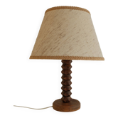 Lampe en bois