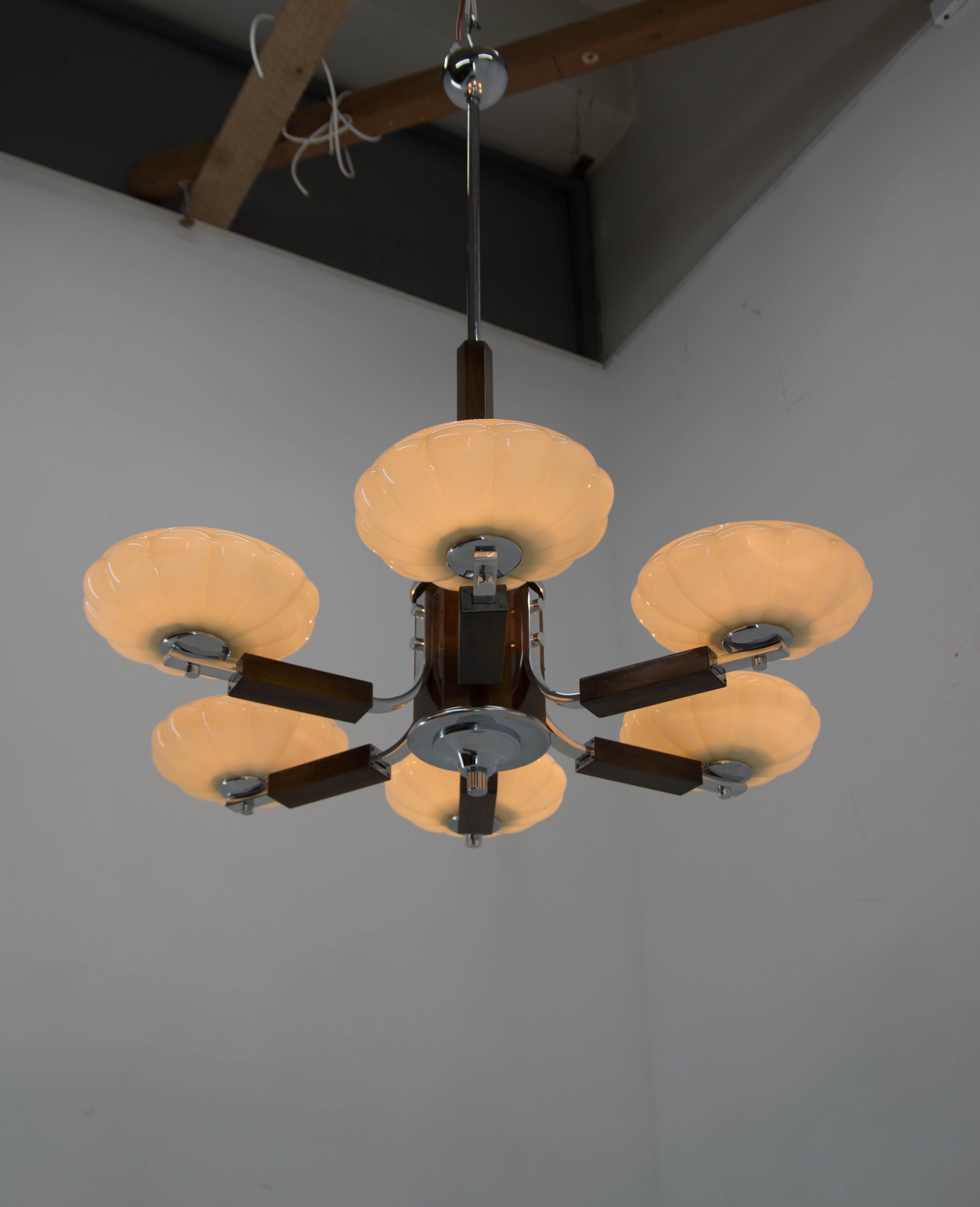 Art deco chandelier, 1930s