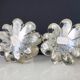Paire de pieds de lampe verre de Murano