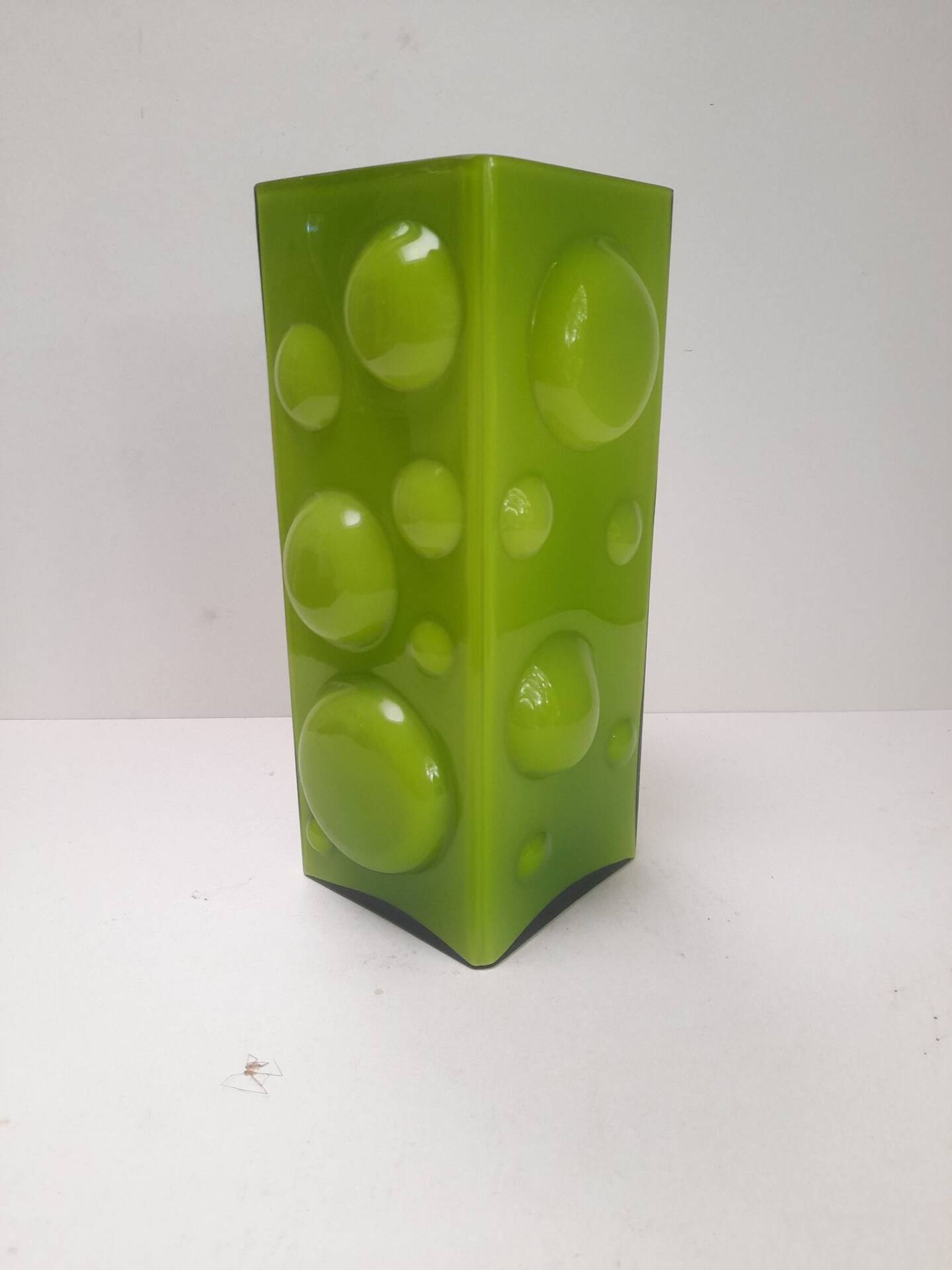 Vase bulles vert space age Illums Bolighus 70s