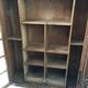 Old wall case has pharmacy