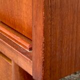 Danish library and its teak secretary 1960 by Johannes Sorth