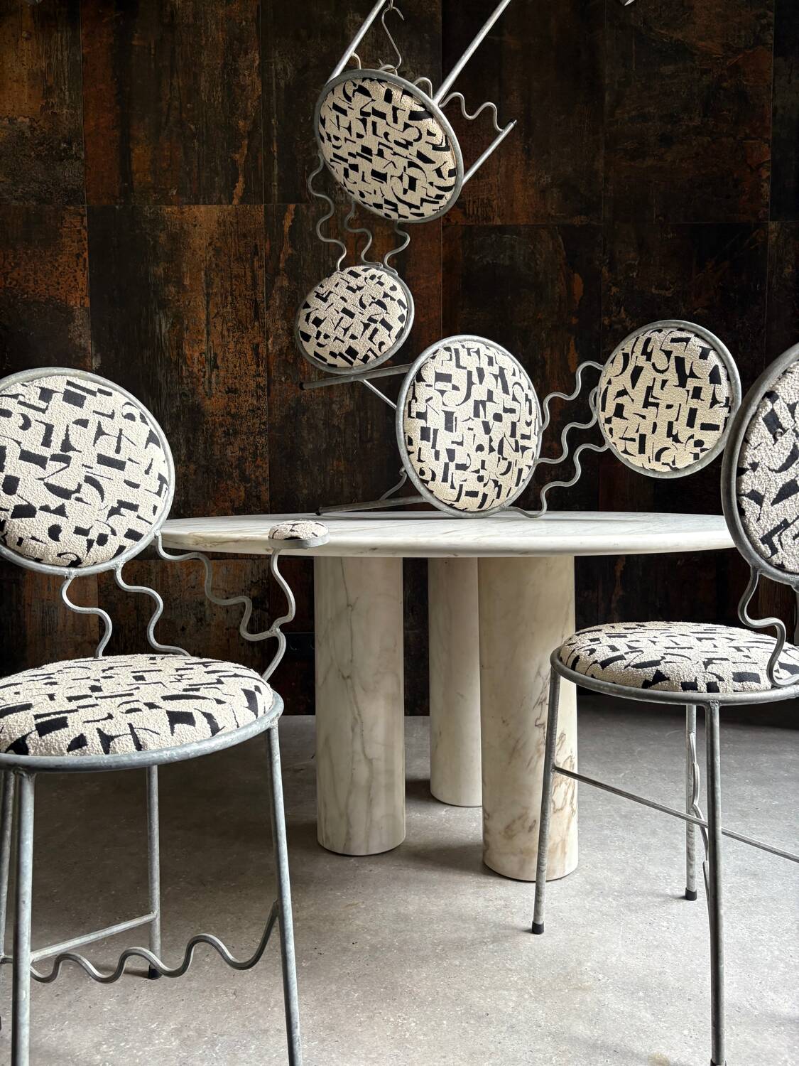 Ensemble (4) chaises de salle à manger