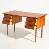 Restored teak desk