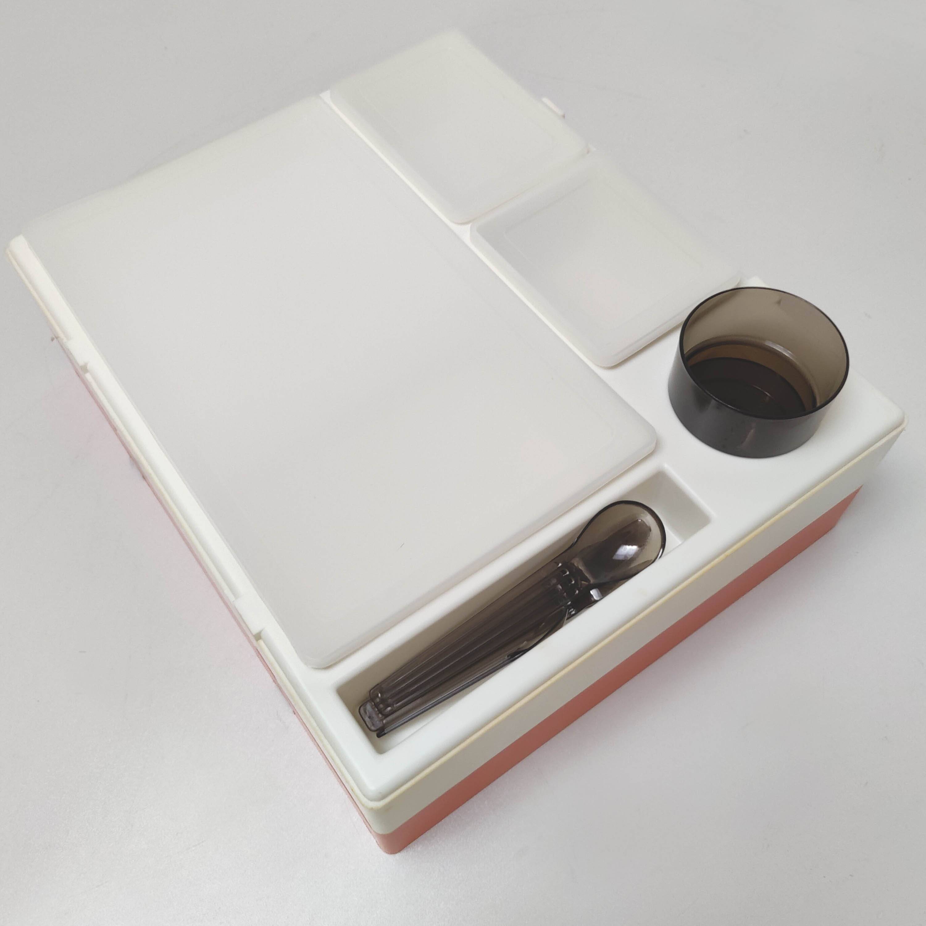 Seventies picnic camping briefcase box made in England