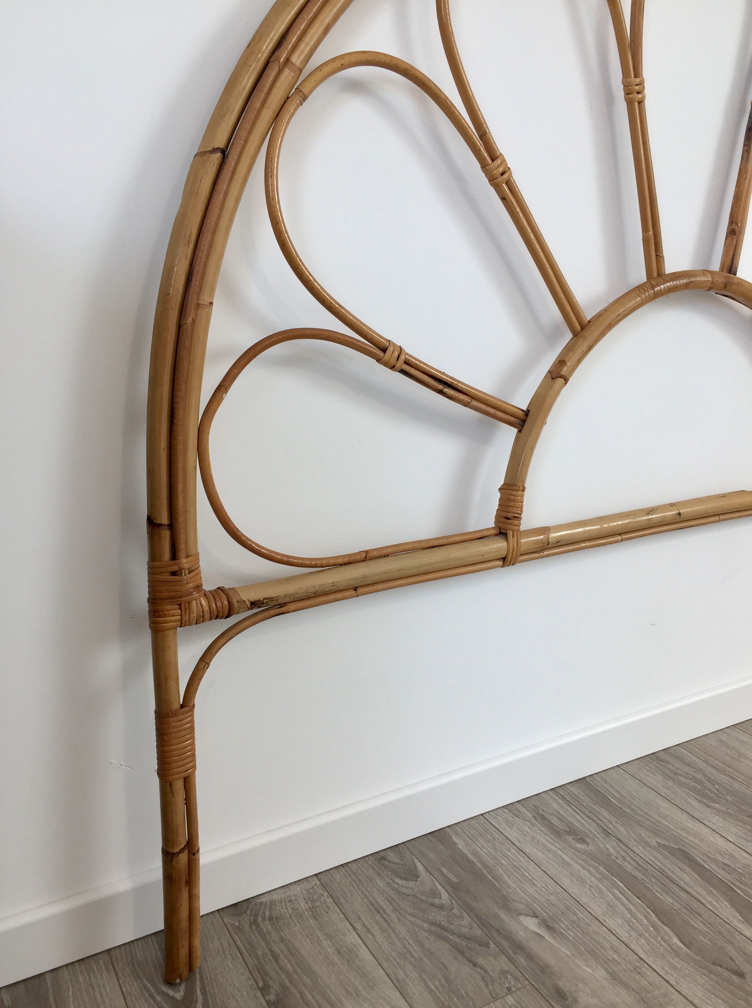 Tête de lit rotin 140cm