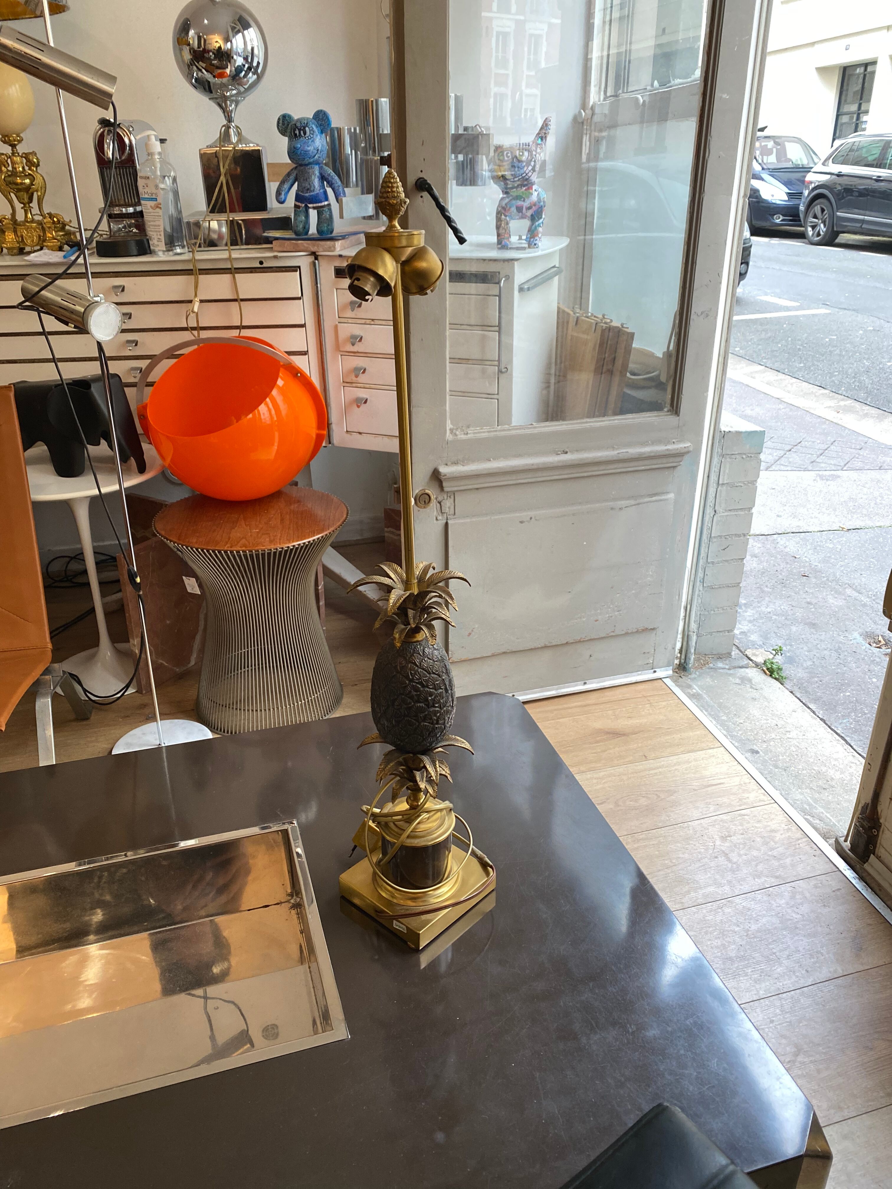 Palm lamp brass