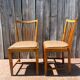 Vintage wooden dining chairs