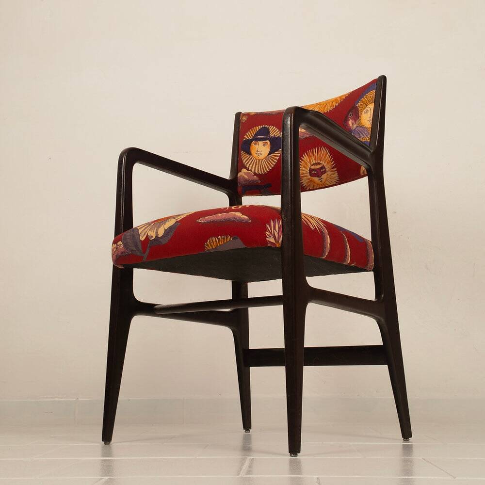 110 Chair by Gio Ponti and Fornasetti for Cassina, 1953