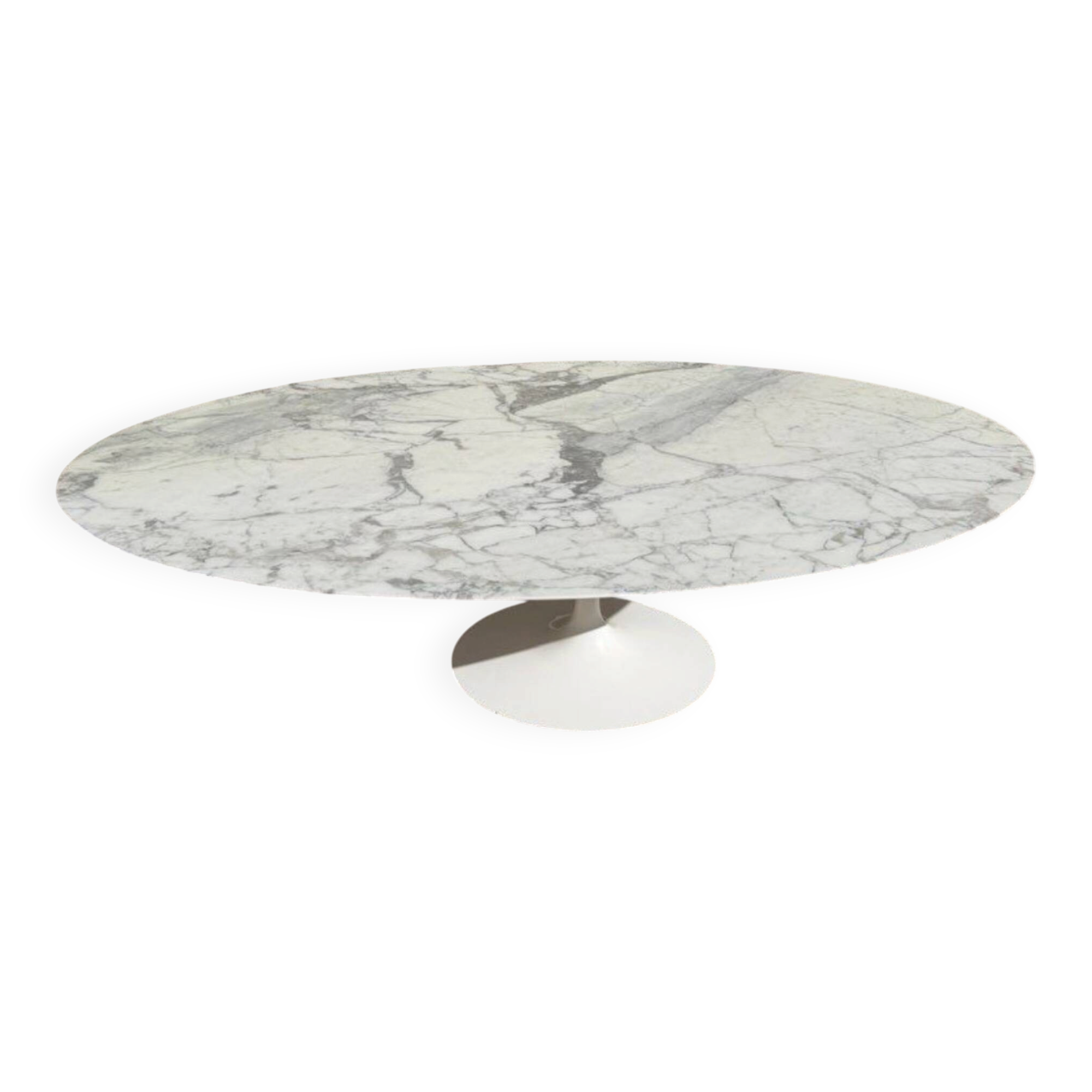 Oval table knoll 244x137 Eero Saarinen tulip