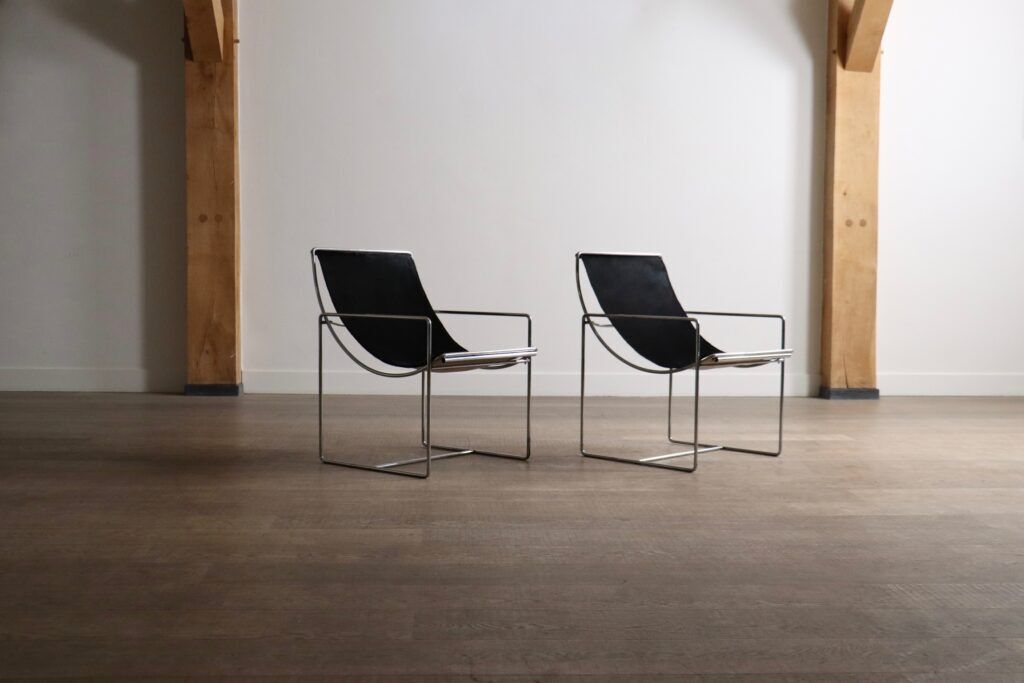 Odile Mir Filo Lounge Chairs Model 203 for Prisunic, France 1971